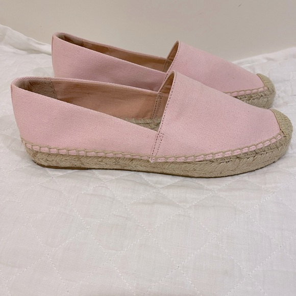 J.Crew like new pink canvas espadrilles size 9 - Picture 2 of 5